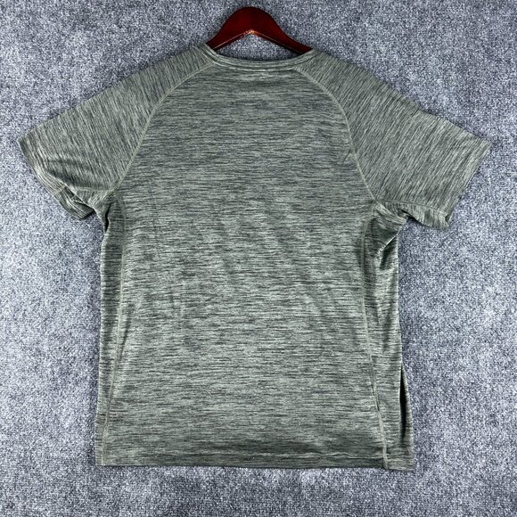 Eddie Bauer Tee Shirt Mens Medium First Ascent Green Stretch Short Sleeve Crew - Picture 5 of 8